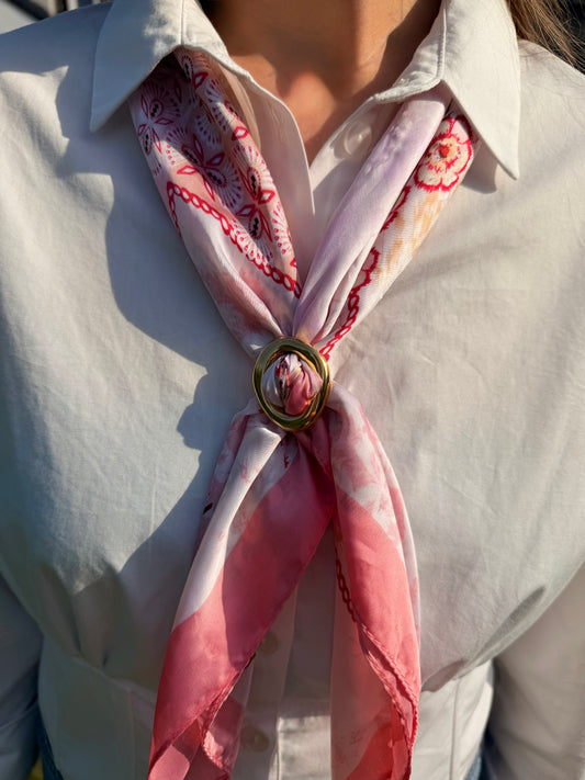 Bijou de foulard rond