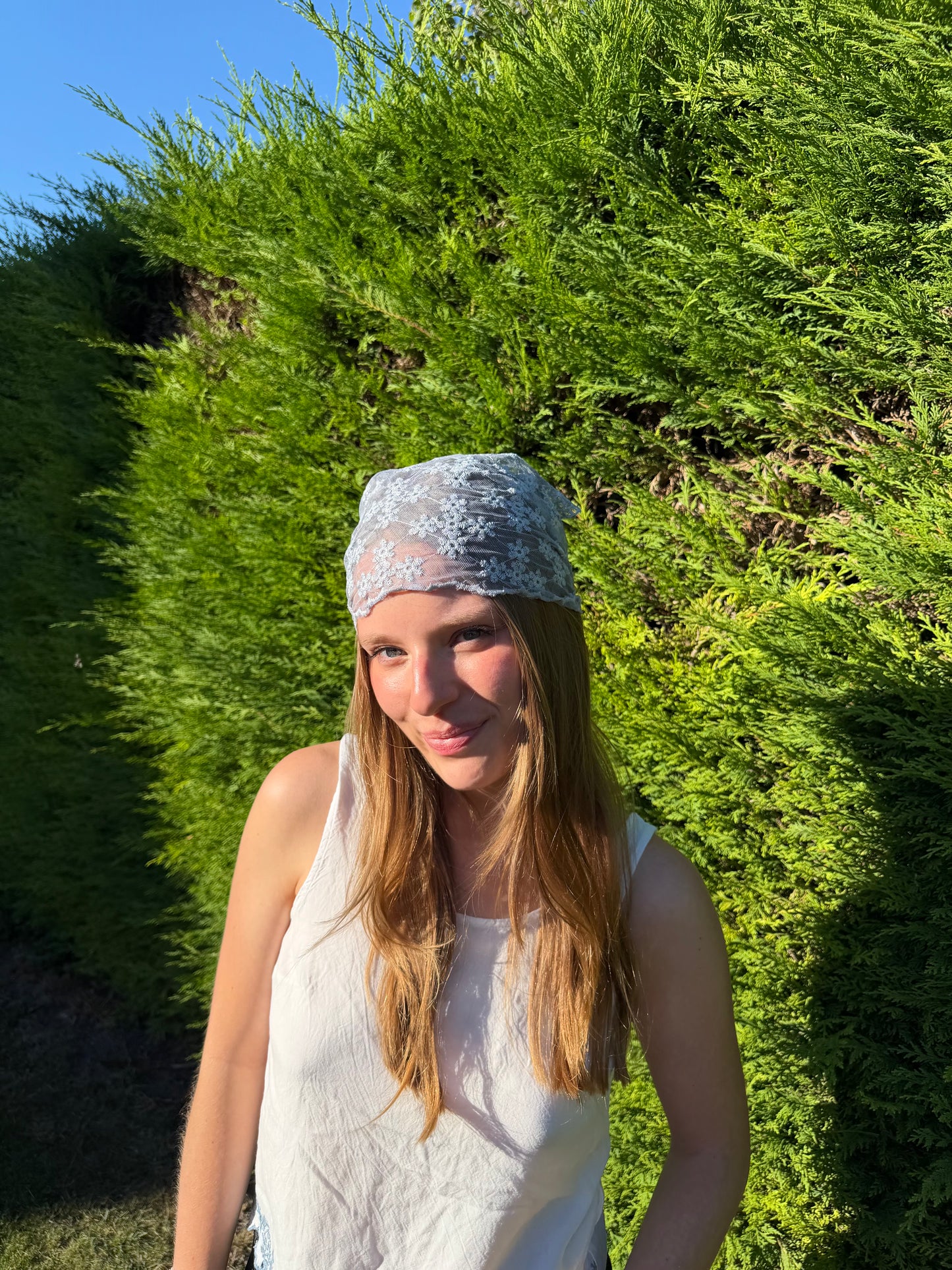 Foulard Azur Dentelle